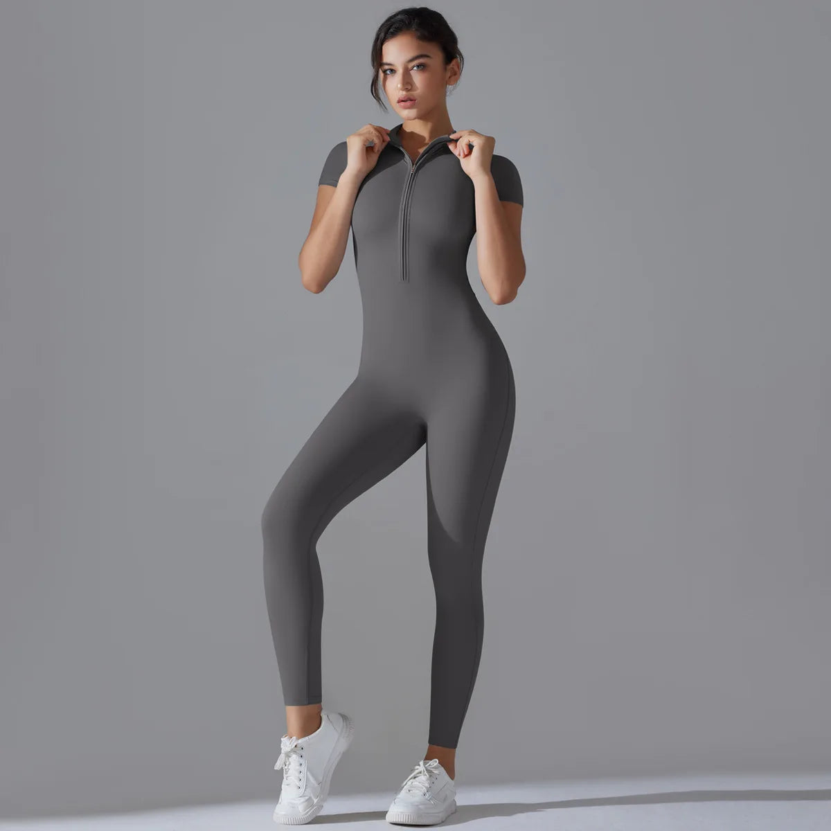 Women's Fitness Zipper Suit