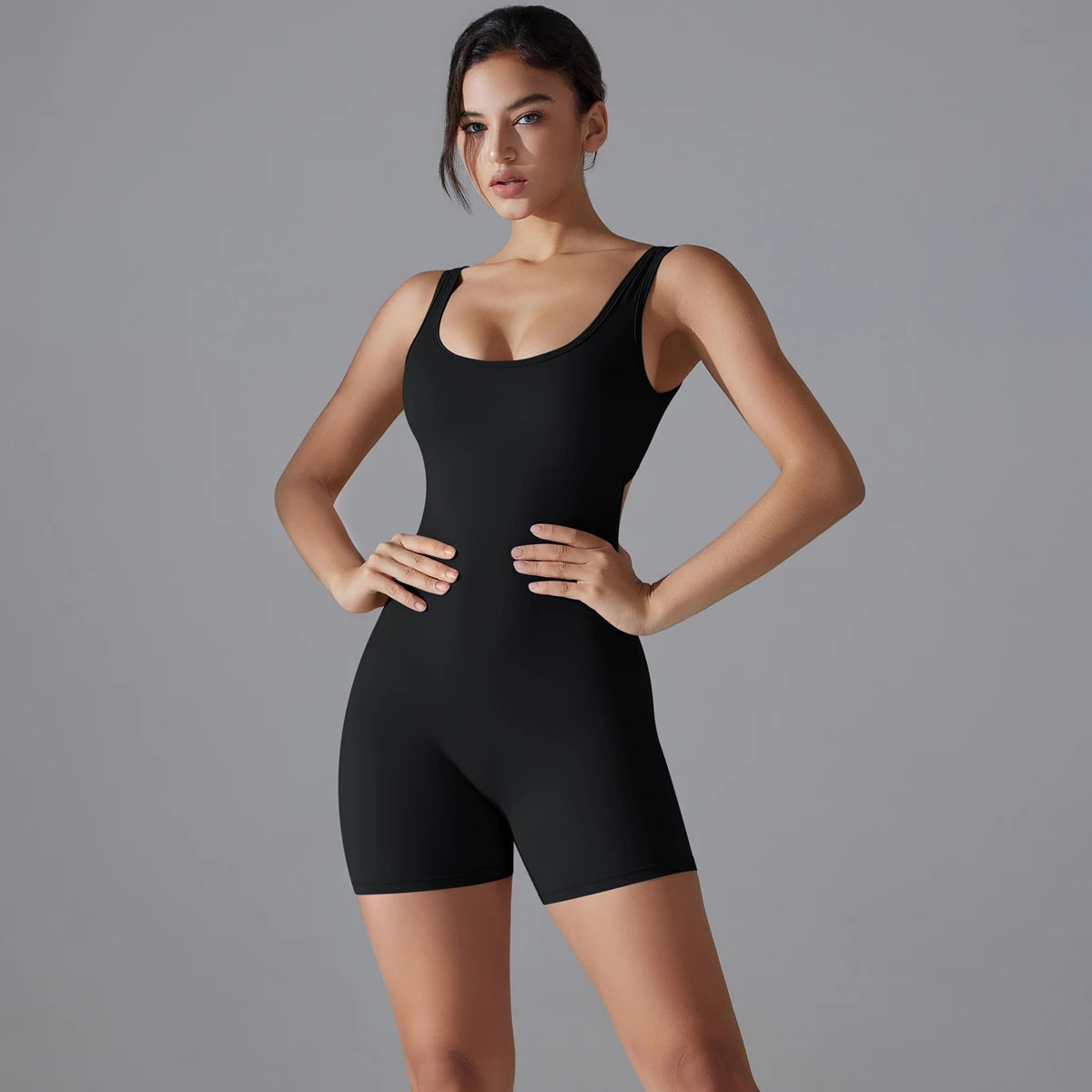 Women's V Back Sports Jumpsuit