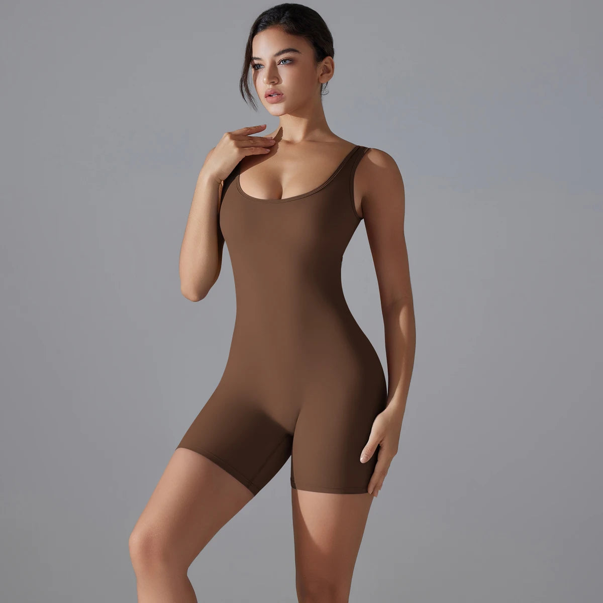 Women's V Back Sports Jumpsuit
